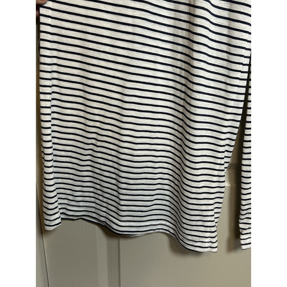 Sundry Black and White Striped Wide Leg Pants - Picture 7 of 10